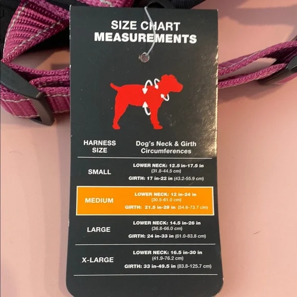 KONG Pink Dog Harness Medium - Picture 12 of 13